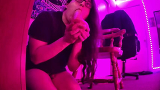 Latina Femboy Deepthroat Big Ass GIF