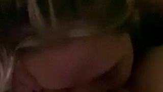 Gagged Deepthroat Balls Sucking GIF